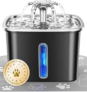Stainless Steel Pet Water Fountain with Filters
