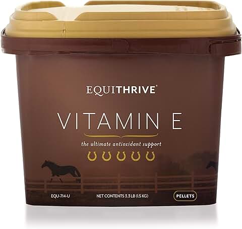 Vitamin E Pellets for Horses with Omega 3, 3.3 lbs