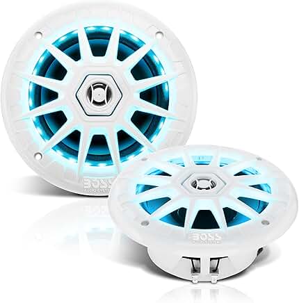 Marine 6.5 Inch Boat Stereo Speakers, 200W, Weatherproof