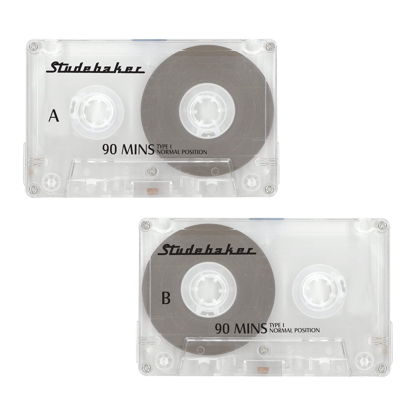 90 Minute Recording Time Blank Audio Cassettes (3-Pack)