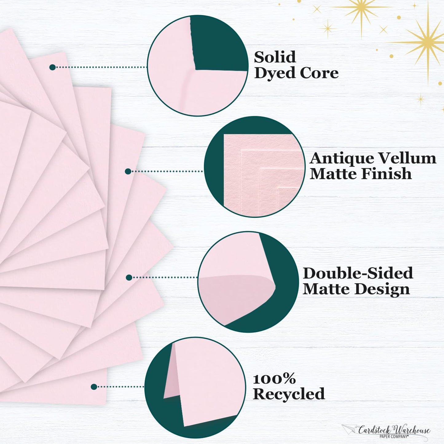 Pink Lemonade Cardstock Paper, 50 Sheets, 8.5 x 11"