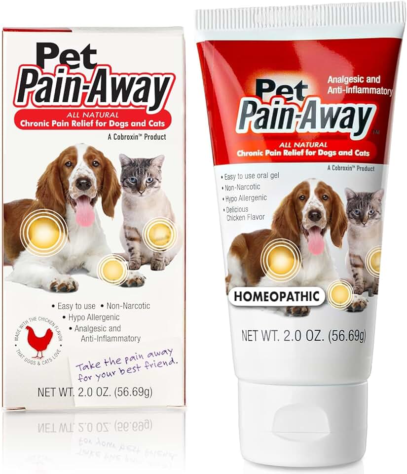 Natural Pain Relief for Dogs and Cats (2-Pack)