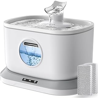 Wireless Battery-Operated Cat Water Fountain with Motion Sensor