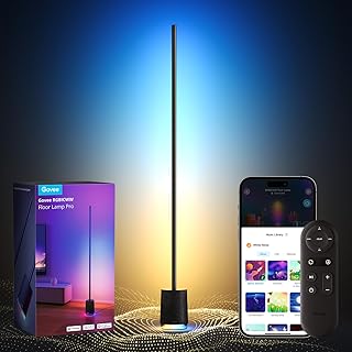 RGBICWW LED Floor Lamp with Bluetooth Speaker and White Noise