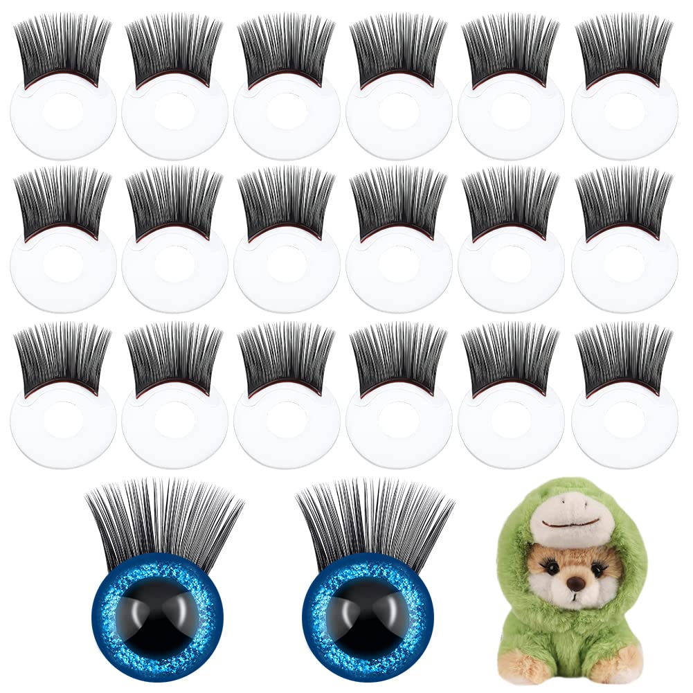 20pcs Plastic Crochet Lashes for Amigurumi and Plush Animals