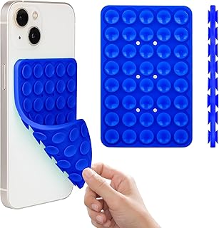 Dark Blue Silicone Suction Cup Phone Mount