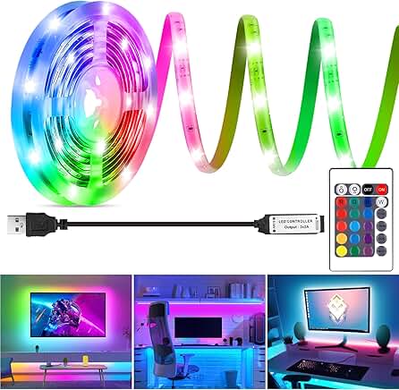 6.56Ft RGB LED Strip Lights for TV and Room