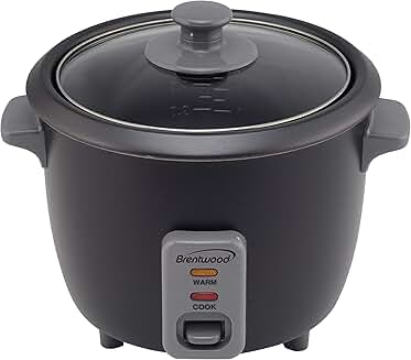 4-Cup Uncooked / 8-Cup Cooked Rice Cooker and Steamer