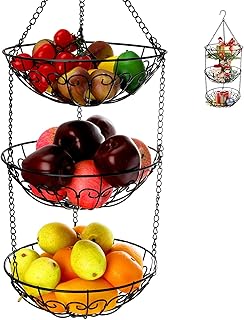 3-Tier Hanging Fruit and Vegetable Basket