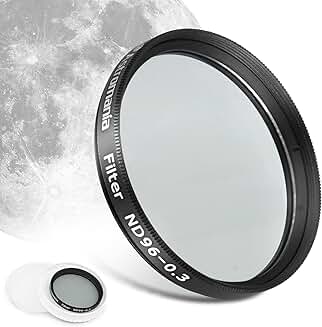 2-Inch Moon Filter for Telescopes, Reduces Glare and Enhances Lunar Details