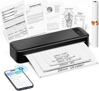 Wireless Portable Thermal Printer for Travel and Office