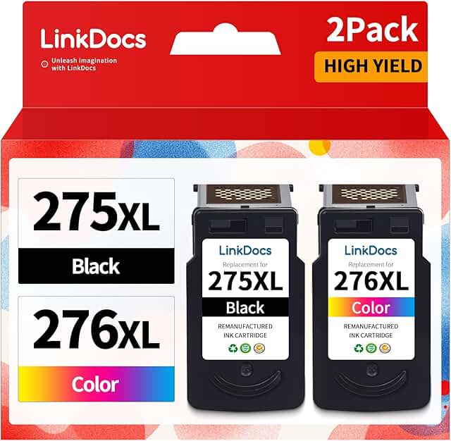 Remanufactured Ink Cartridge Pack for Canon Printers