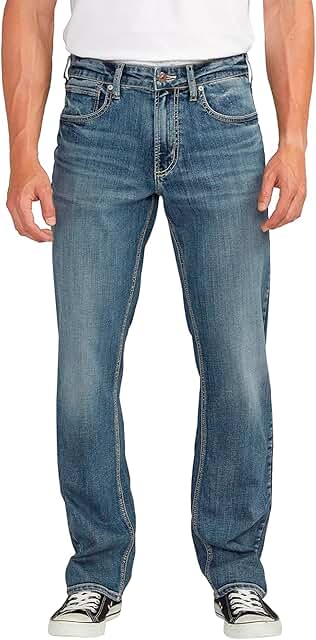 Men's Classic Fit Straight Leg Jeans