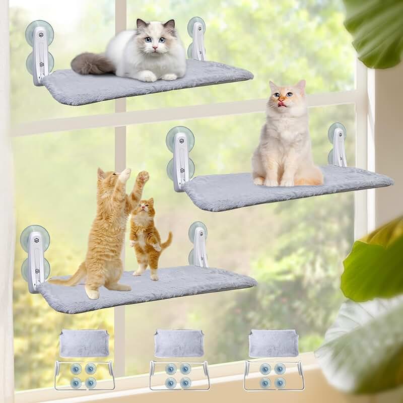 Heavy Duty Cat Window Perch for Large Cats