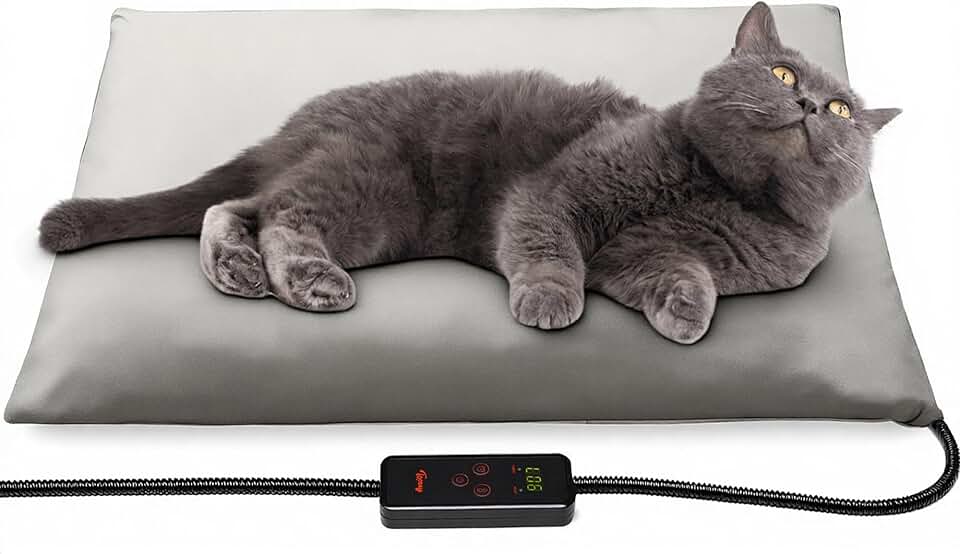 Small Pet Heating Pad with Adjustable Temperature and Timer