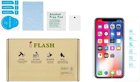 Crystal Clear Tempered Glass Screen Protector for iPhone Max