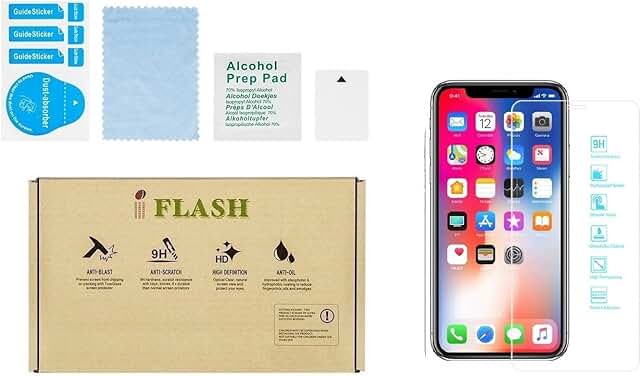 Crystal Clear Tempered Glass Screen Protector for iPhone Max