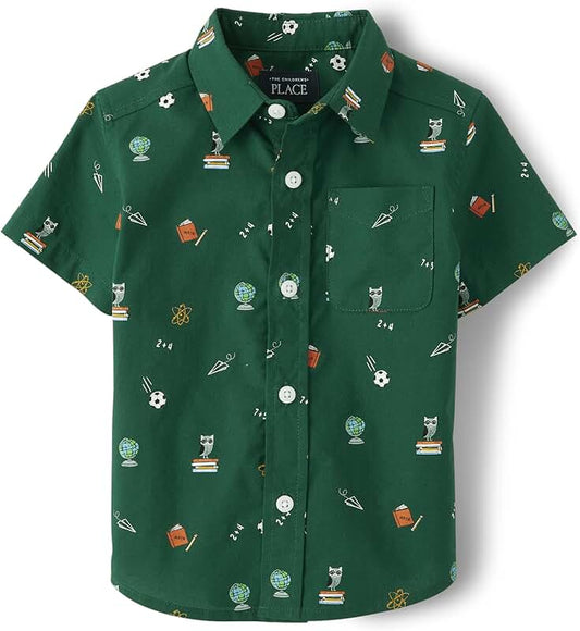Baby Boys and Toddler Boys Short Sleeve Shirt