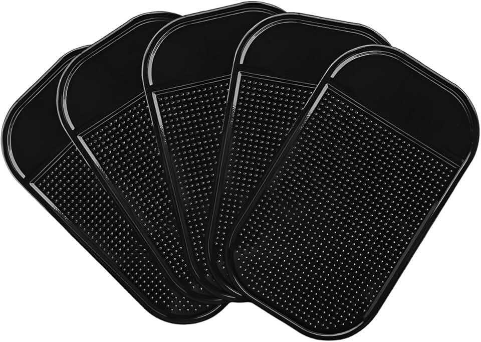 Set of 5 Non-Slip Dashboard Mats for Cars and Boats