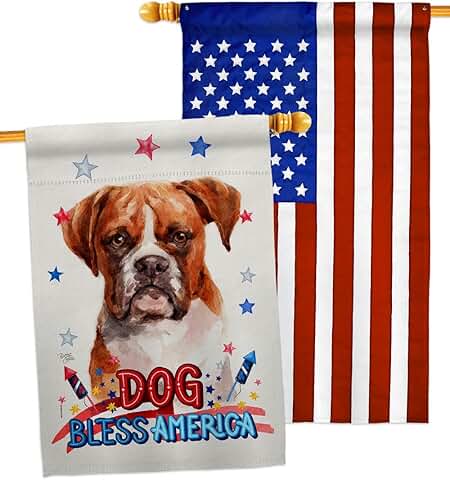 Patriotic Dog House Flag Pack for Garden or Yard