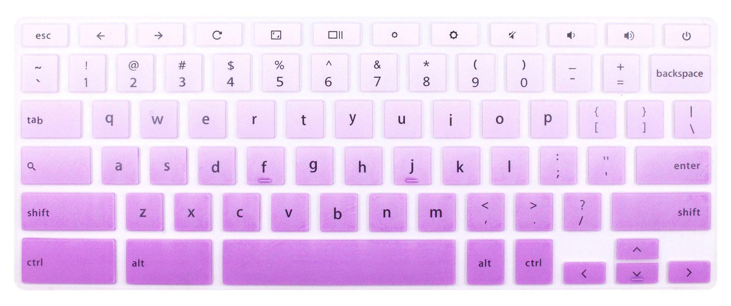Gradient Purple Keyboard Skin for Chromebook 11.6" and 13.3"