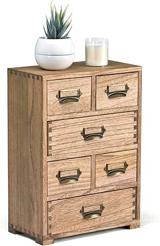 Wooden Storage Cabinet with Drawers for Home Office