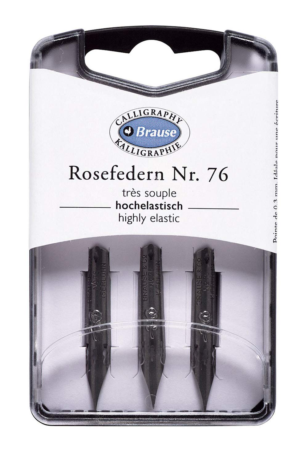 Set of 3 Rose 76 Nibs