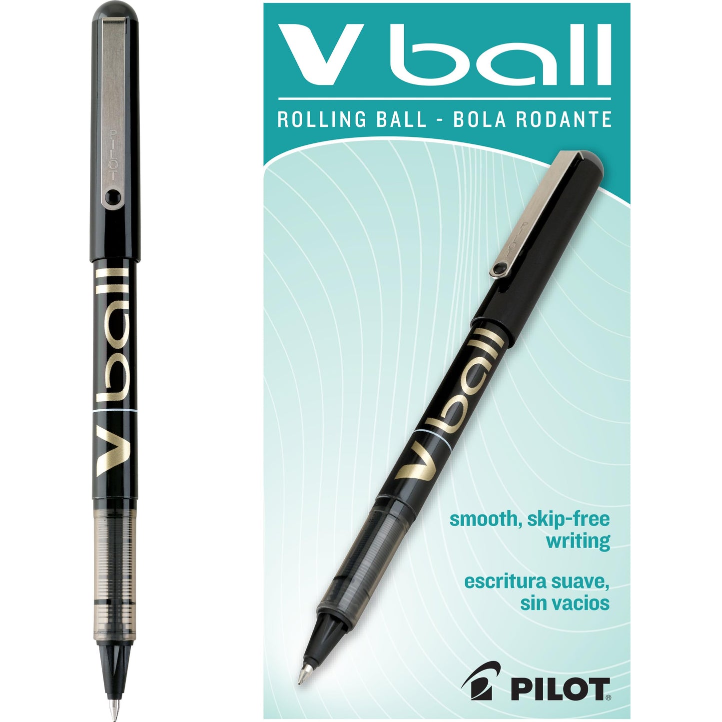 12 Black Fine Point Liquid Ink Pens