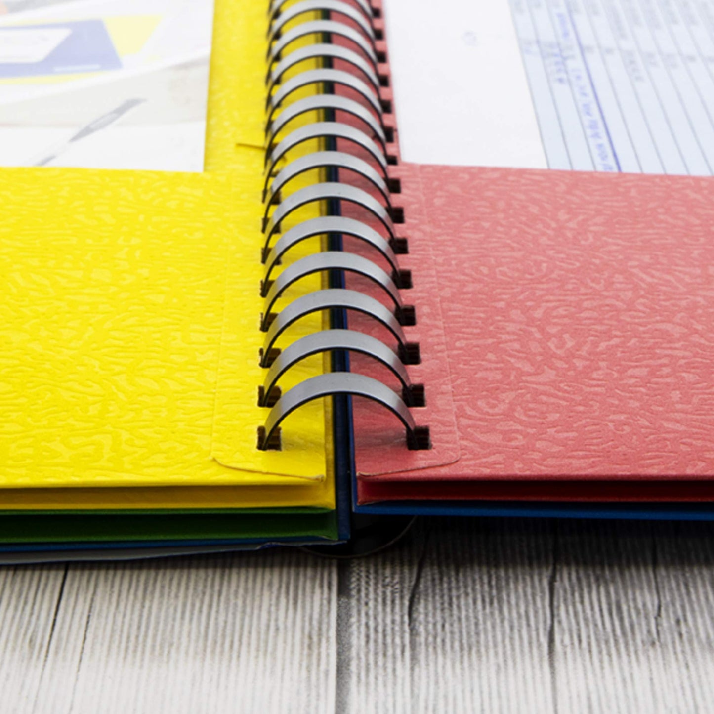 8-Pocket Letter Size Folder with Double Loop Wire Binding
