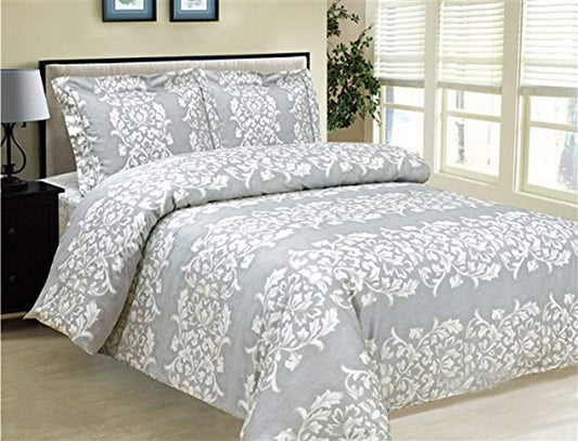 French Emblem 8-Piece Luxurious Duvet Set, Twin  39" Size Bedding, Package Include 2-Sets