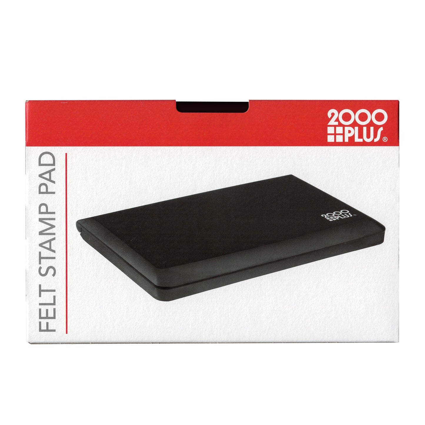 Black Felt Stamp Pad, Size No.2, 6-1/4" x 3-1/2"