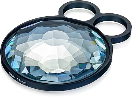77mm Handheld Kaleidoscope Filter for Dreamy Fog Effects
