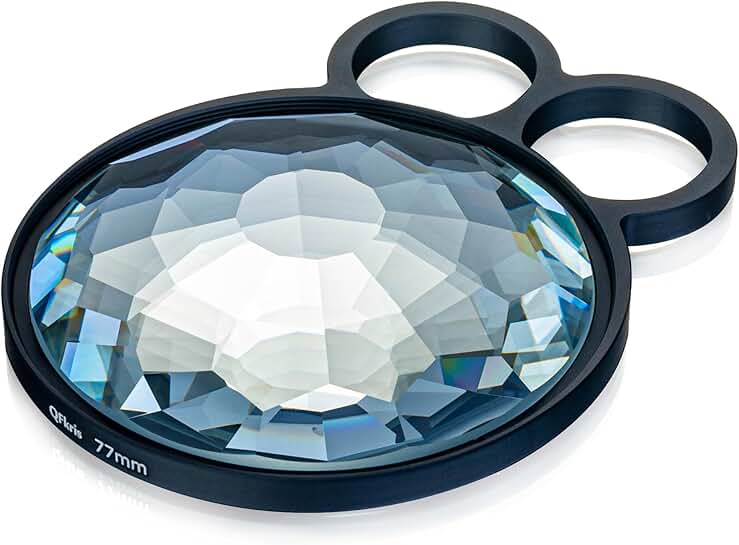 77mm Handheld Kaleidoscope Filter for Dreamy Fog Effects