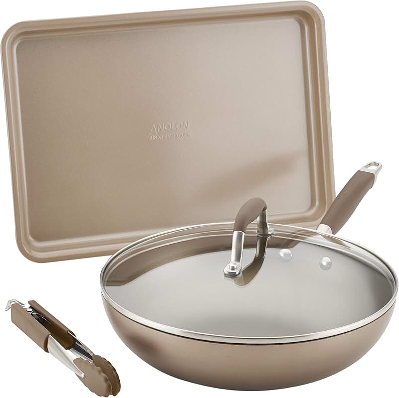 4-Piece Nonstick Cookware Set in Umber