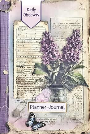 Lavender Daily Planner and Journal, 6x9, Undated