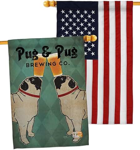 Dog and Farm Animal Garden Flag Set