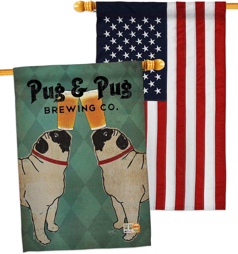 Dog and Farm Animal Garden Flag Set