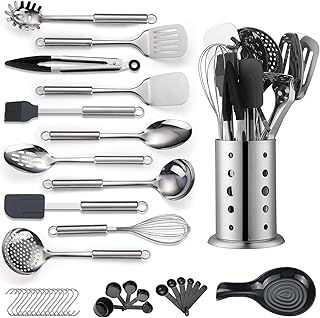 39-Piece Stainless Steel Kitchen Utensil Set