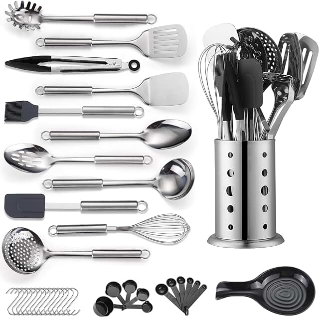 39-Piece Stainless Steel Kitchen Utensil Set