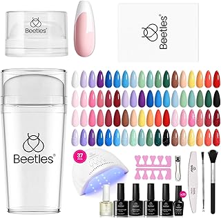 Beetles Nail Stamp Set with Gel Polish and UV Light
