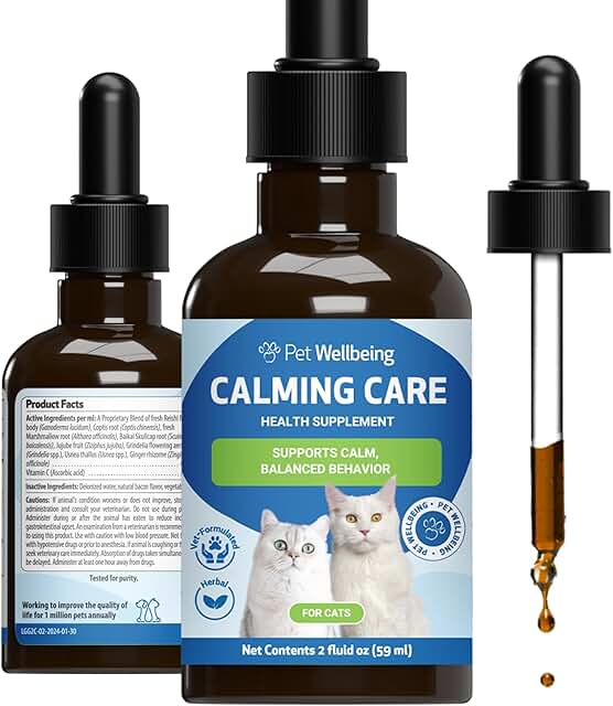 Calming Support for Cats with Ashwagandha and Basil
