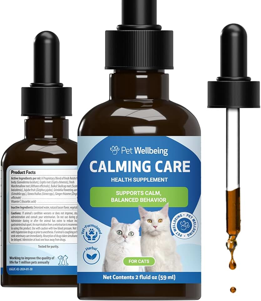 Calming Support for Cats with Ashwagandha and Basil