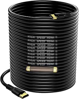 High-Speed 4K HDMI Cable 100ft with Gold Connectors