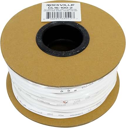 16 AWG 100' Oxygen-Free Copper Speaker Wire
