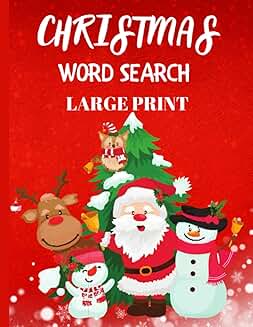 Large Print Christmas Word Search for Adults