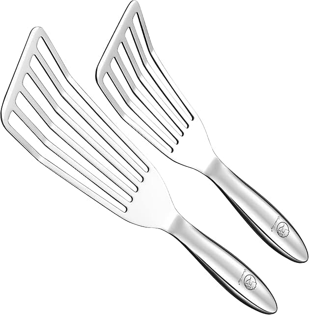 Stainless Steel Fish Spatula Set with 2 Turners