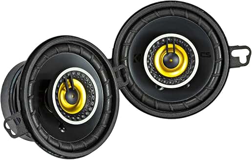 Pair of 3.5-inch 4-ohm coaxial speakers