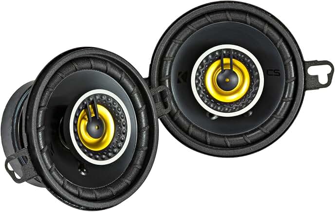 Pair of 3.5-inch 4-ohm coaxial speakers