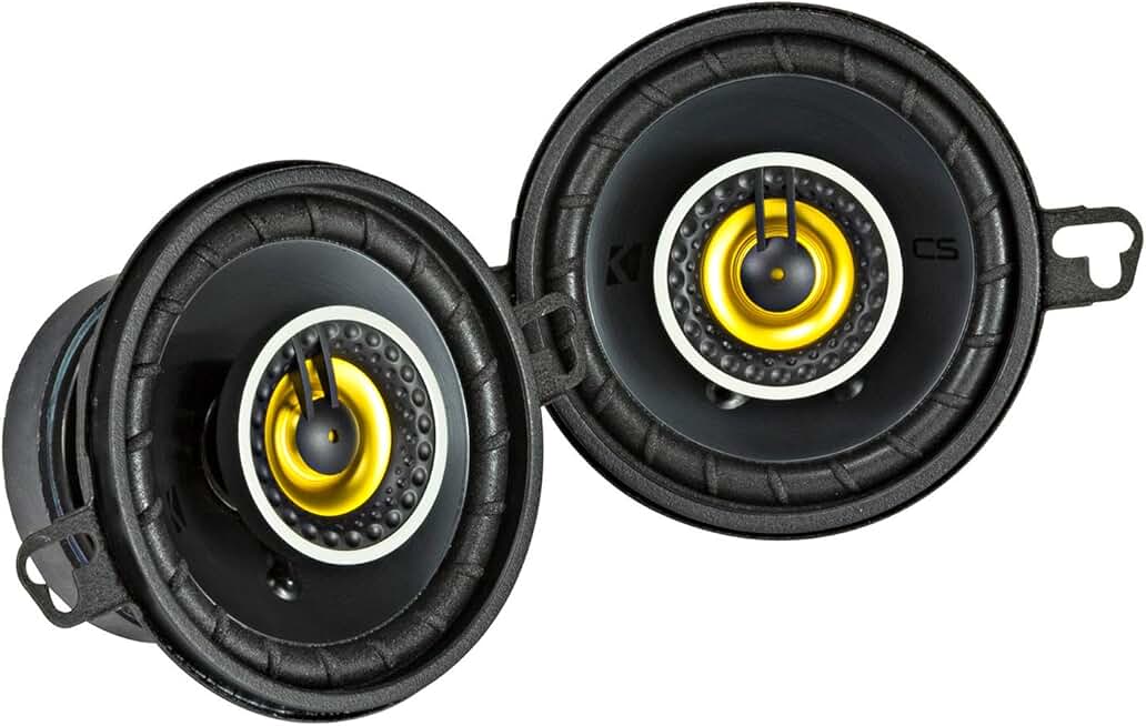 Pair of 3.5-inch 4-ohm coaxial speakers