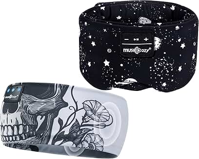 Wireless Sleep Mask with Headphones and Adjustable Band